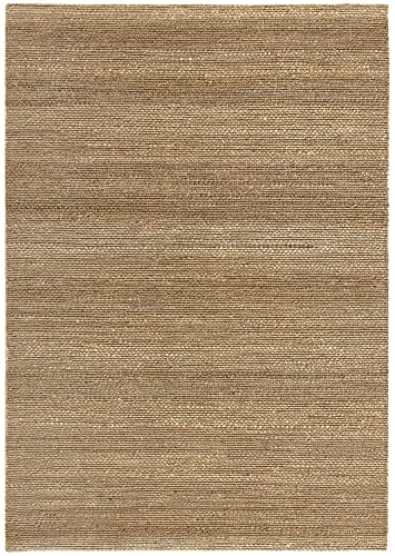 HAMID - Giralda Jute Rug, 100% Natural Jute Fibre, Soft and High Resistance Rug, Hand Woven, Living Room, Dining Room, Bedroom, Hallway, Natural Colour (230 x 160 cm)