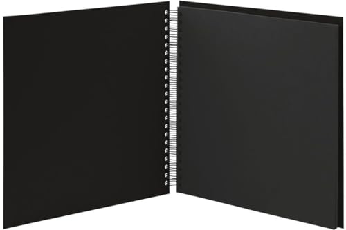 Rossler Soho 290 x 290mm Wiro Bound Photo Album - Black (60 Sheets)
