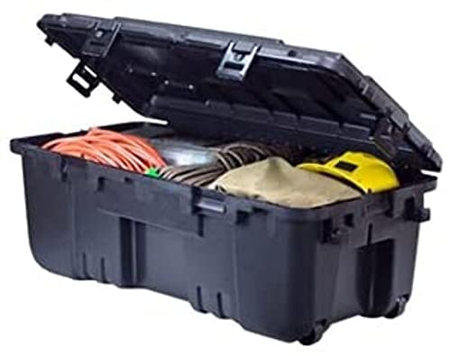 Plano Hinged Sportsman’S Trunk Heavy-Duty Military-Grade Storage Box for Hunting, Camping, Paintball and Airsoft, Durable, Large-Capacity Gear Organizer, Black