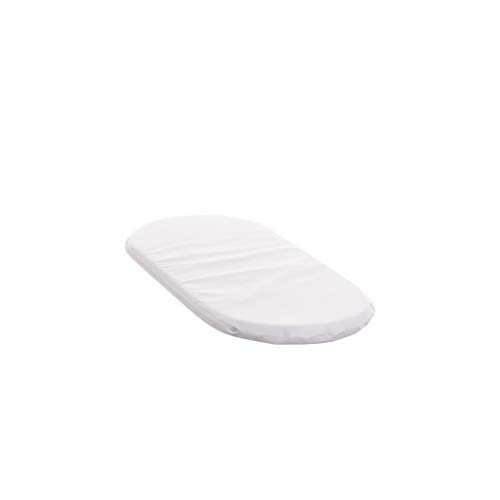Obaby Foam Moses Basket Mattress 75 x 28cm – Firm & Supportive – Breathable & Water-Resistant Cover – Baby Basket Mattres