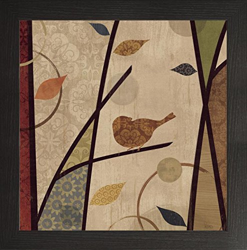 Frame Company Watson Range Pieces of Nature I Spice by Veronique Charron, Photo Frame - 12 x 12 Inches, Black