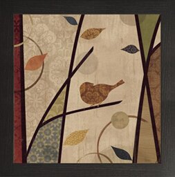Frame Company Watson Range Pieces of Nature I Spice by Veronique Charron, Photo Frame - 12 x 12 Inches, Black
