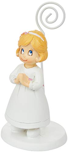 Mopec Z760.2 Photo Frame Girl Communion Blonde, 10.5 cm, Pack of 6, Polyresin, Multicolour