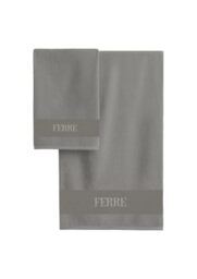 hermet Iron Bath Towel Set, 2 Pieces, Face 60 x 100 + Guest 40 x 60 cm, 100% Cotton
