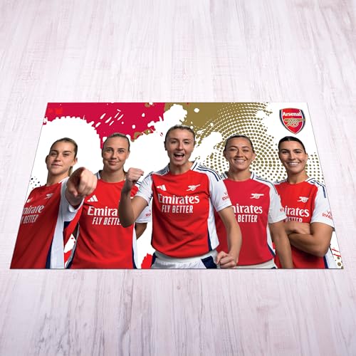 fan decor Arsenal FC Mat - Medium (125cm (w) x 100cm (h) - Womens Player Mix 1