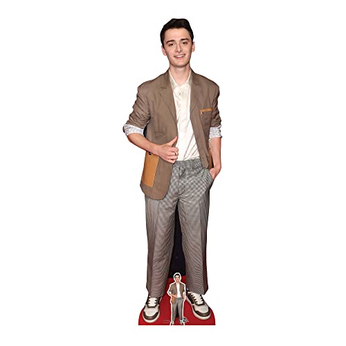 Star Cutouts CS1018 Noah Schnapp Brown Suit Cardboard Cutout with Mini - Free Standing, Quick Set Up, TV parties, fan displays and gifts