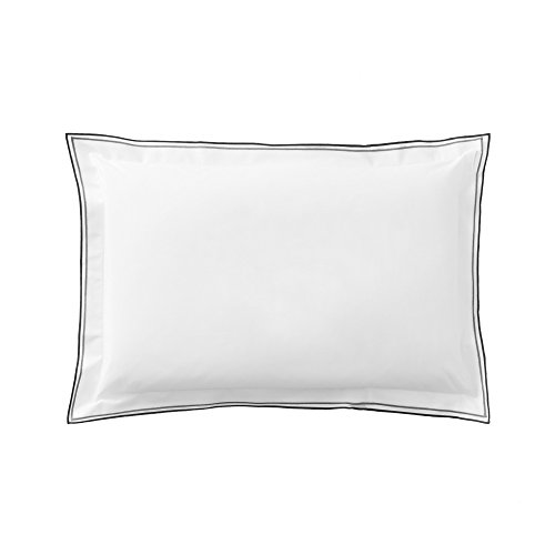 Designers Guild 3359104058972 Astor Rectangular Pillowcase 50 x 75 cm Cotton Graphite