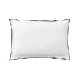 Designers Guild 3359104058972 Astor Rectangular Pillowcase 50 x 75 cm Cotton Graphite