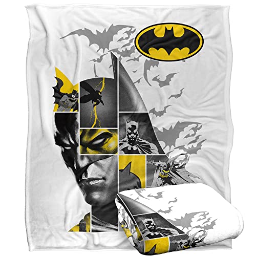 BATMAN Long Live Officially Licensed Silky Touch Super Soft Throw Blanket 152 x 127 cm