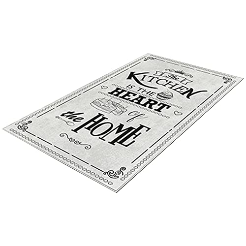 WELL HOME MOBILIARIO & DECORACIÓN HeartOfTheHome Printed Polyester Rug, 160 x 230 cm, Grey Model