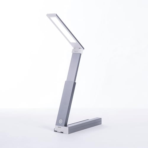 Lytup Portable Rechargeable LED Desk Lamp – Compact, Foldable, Adjustable Brightness, Cordless Book Light & Reading Lamp for Travel, Study & Home Office