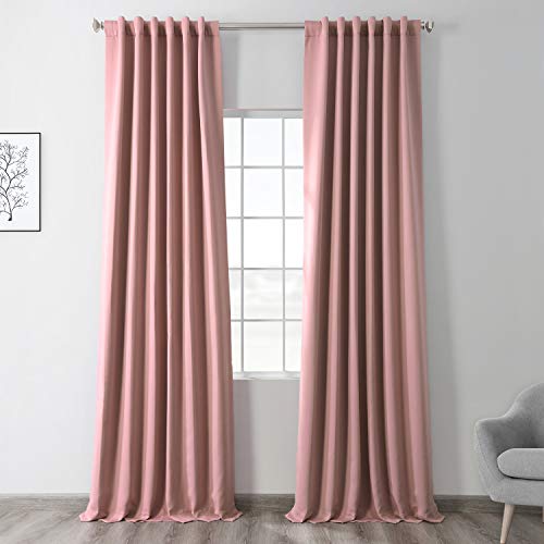 HPD Half Price Drapes Curtain For Room Darkening - Room Decor 50 X 108 (1 Panel), BOCH-171518-108, Fresco Blush
