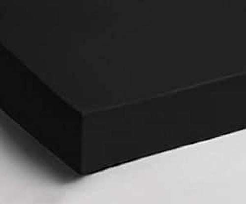 Papillon Fitted sheet velours black, Cotton, 160/180 x 200/220 cm