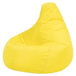 Bean Bag Bazaar Outdoor Kids Bean Bag with Filling Included, Yellow