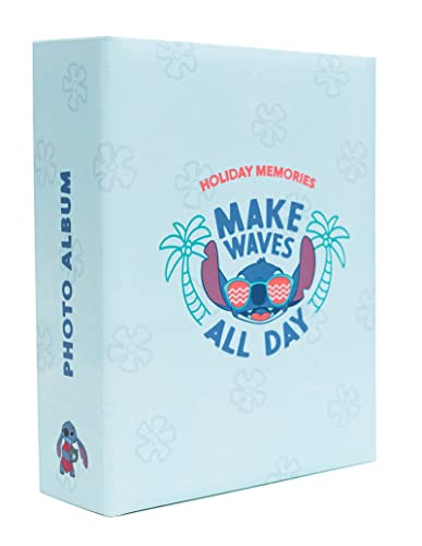 Grupo Erik Disney Stitch 6x4 Photo Album Slip In - Gifts, Merchandise - Photo Albums 6x4 100 Photos - 10x15 cm Memory Book - Disney Gifts for Women & Men, Photo Gifts for Adults & Kids