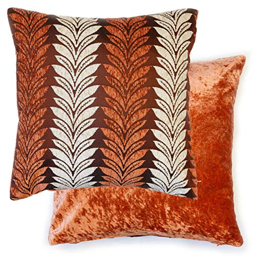 Emma Barclay Willow - Cushion Cover in Orange - 17x17 (43x43cm)