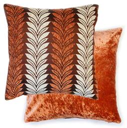 Emma Barclay Willow - Cushion Cover in Orange - 17x17 (43x43cm)