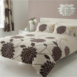 Gaveno Cavailia Sophia Luxurious Bed Set with Duvet Cover and Pillow Cases, Polyester-Cotton, Double-Cream