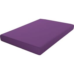 ECOMMERC3 Fitted Sheet Bed 135 cotton-polyester - Lilac