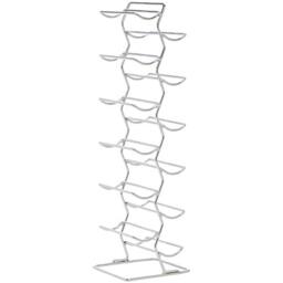 Amazon Basics Modern Style Wine Rack for 12 Bottles, Large, Chrome