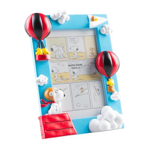 Grupo Erik 6x4 Photo Frames For Wall & Desk - Snoopy Gifts For Dog Lovers - inches 6 x 4 Picture Frame - cm 15x10 Photo Frame, Wall Decor, Desk Decor - Peanuts Snoopy Merch, New Home Gifts For Friends