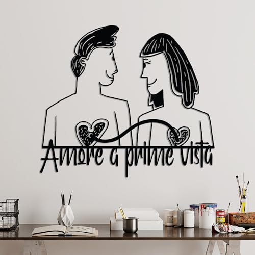 Stylish Black Decorative Metal Wall Accessory, 56 x 49 cm, 100% Metal, 1.5 mm Thickness, Lightweight (0.569 kg), Perfect for Modern Home Decor