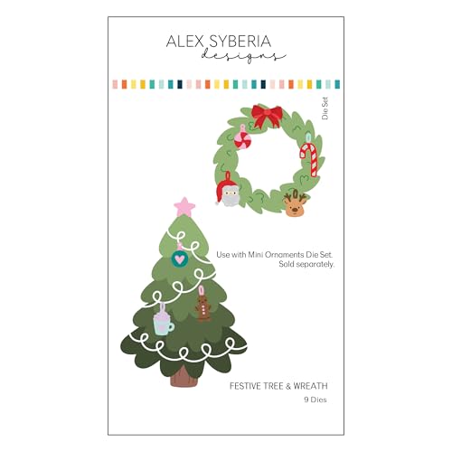 Festive Tree & Wreath Die Set