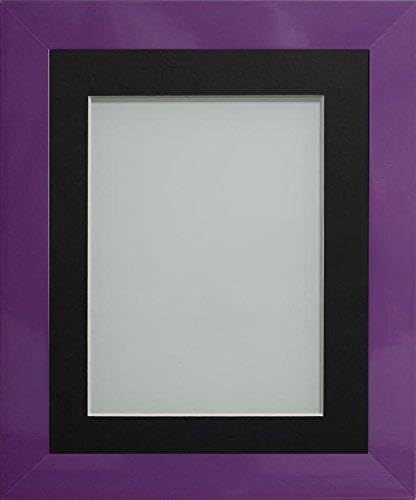 Frame Company Candy Range Purple Picture Photo Frames with Mount *Choice of Colours*