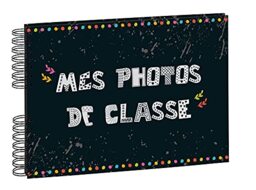 Exacompta Photo Album Spiral 50 Pages Black Class Photos 32x22 cm