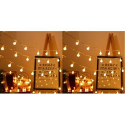 Globe Fairy Lights, 15M 100 LED Globe String Lights, USB or Battery Powered, Copper Wire Light & Waterproof Outdoor Christmas Lights for Indoor Outdoor Lighting, Christmas, Gazebo, Garden, Party
