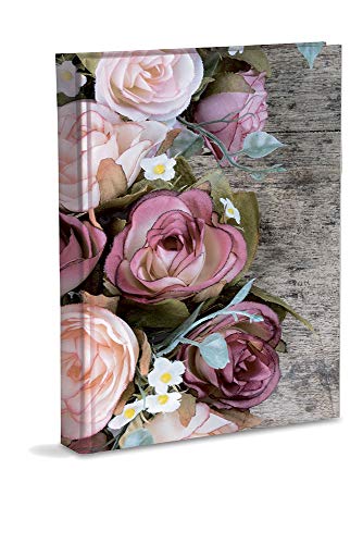 Mareli Photo Album with Pockets, Printed Paper with Matt Plastified Finishing, Rose Design, 200 foto 13x18