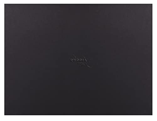 RHODIA TOUCH 116189C - Mixed Media Pad - A3+ landscape - Paint'On extra-white 250gsm multi-technique paper - 20 detachable microperforated sheets - Black Cover