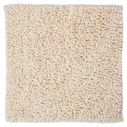 Sealskin Twist Bath Mat, Microfibre, Ivory, 60 x 3 x 60 cm