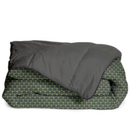 Bleu Câlin Kylie Printed Single Warm Duvet 140 x 200 cm Polyester, Green/Grey
