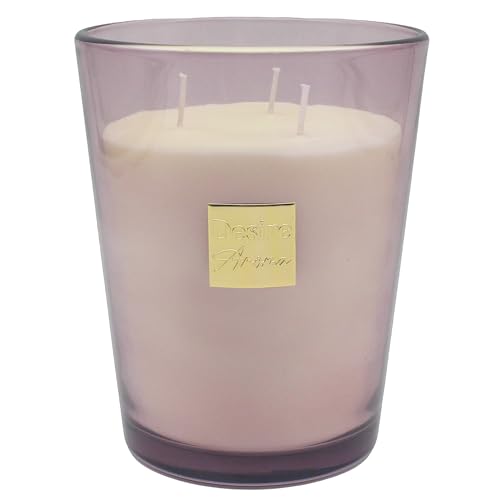 Lesser & Pavey Desire Aroma 900g Pomegranate Noir Candle for Fragrance - Scented Candles Gifts for Women & Men - Decorative Accessories for Home Decor - Aromatherapy Large Candle for Any Celebrations