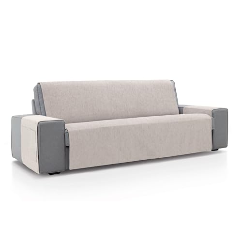 ECOMMERC3 - 2 Seater Sofa Cover Size 115 x 220 cm - Natural Colour Soft Touch Sofa Cover 100% Made in Spain