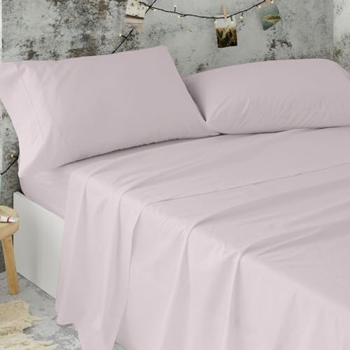 BURRITO BLANCO T1201 Pink Nude T12 Blend Cotton Duvet Cover Set Width 105cm