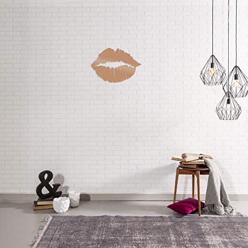 Homemania Wall Decoration 48 x 0.15 x 33 cm Copper