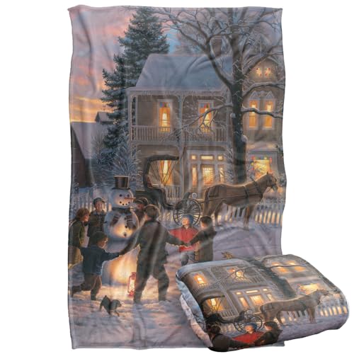 Jq Licensing - Mk Laughing All The Way Silky Touch Super Soft Throw Blanket 91 x 147 Cm