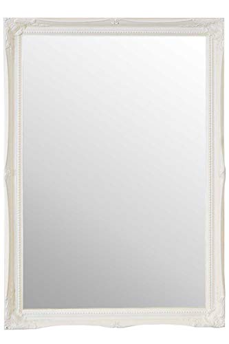 "FRAMES BY POST New Large Shabby Chic Style Swept Bevelled OVERMANTLE Wall/Hall Mirror-Price Includes Standard DELIVERY, 34"" X 24"", White,3424"
