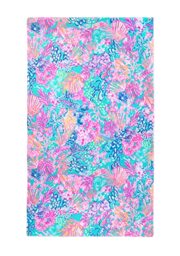 Lilly Pulitzer Oversized Pool/Beach Towel, 40 x 70, Large Terry Cloth Towel for Adults, Splendor in The Sand
