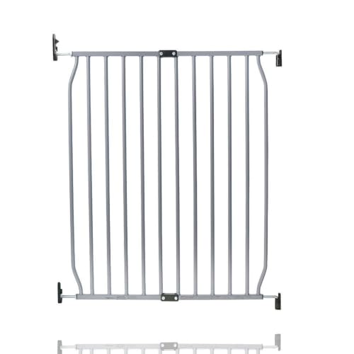 Bettacare Screw Fit Metal Dog Gate, Grey, 70cm - 80cm