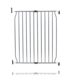 Bettacare Screw Fit Metal Dog Gate, Grey, 70cm - 80cm