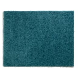 kela Maya Non-Slip Bath Mat, 55 x 65 x 1.5 cm, Petrol, Washable, Recycled Polyester, Fluffy Bath Mat