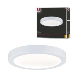 Paulmann 70899 Abia LED Panel Round incl. 1x22-watt Ceiling lamp White matt Ceiling luminaire Plastic Living Room lamp 2700 K