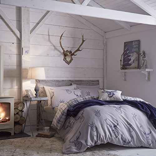 Catherine Lansfield Stages Navy Double Duvet Cover Set 250 x 200 + 50 x 80 (2)