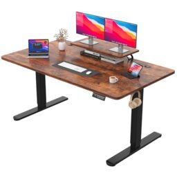 JUMMICO Standing Desk Electric Adjustable Desk Review - Healthy Mind & Body