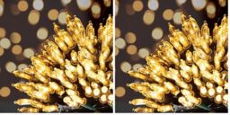 The Christmas Workshop 75220 100 Warm White Christmas Tree Lights/Static Decorative LED Fairy Lights / 12.9m Length/Indoor & Outdoor Christmas Decorations (Pack of 2)