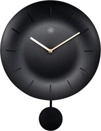 N*XT nXt - Wall clock - Ø 30 cm - Plastic - Black - 'Bowl'