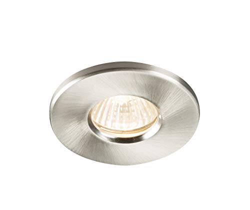 Knightsbridge Aluminium Recessed Downlight in Brushed Chrome